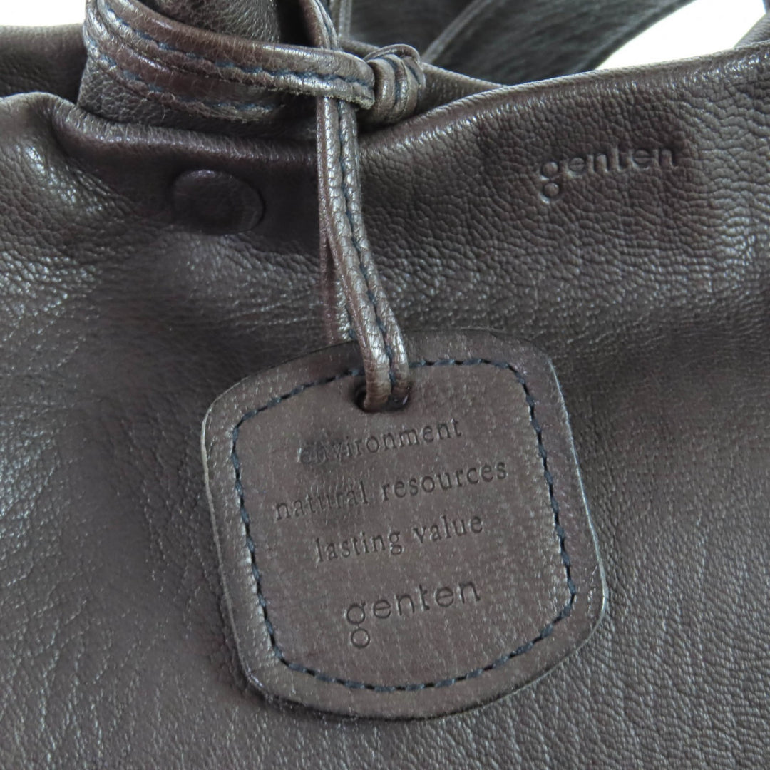 Excellent genten Backpack Â· Daypack Goat leather backpack with charm.