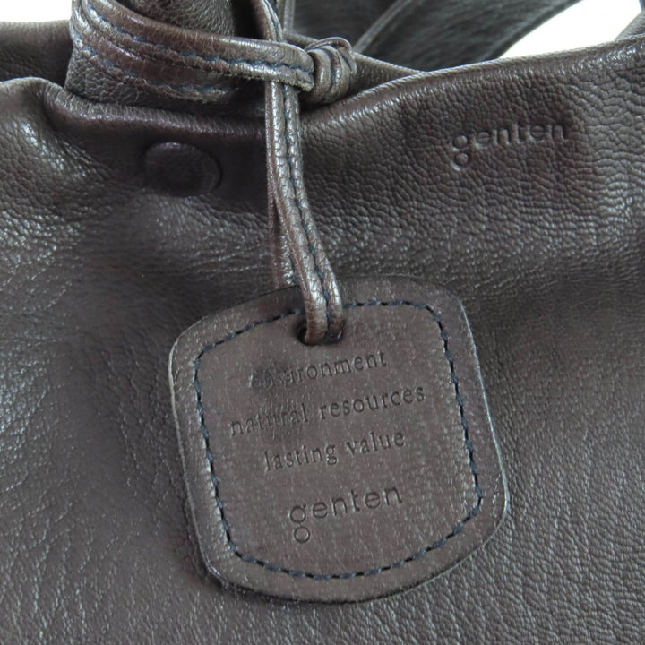 Excellent genten Backpack Â· Daypack Goat leather backpack with charm.