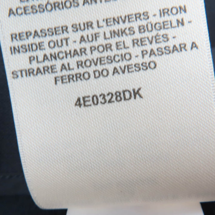 Excellent HERMES Tight Skirt Serie Metal Dark navy wool Women 40 4E0328DK