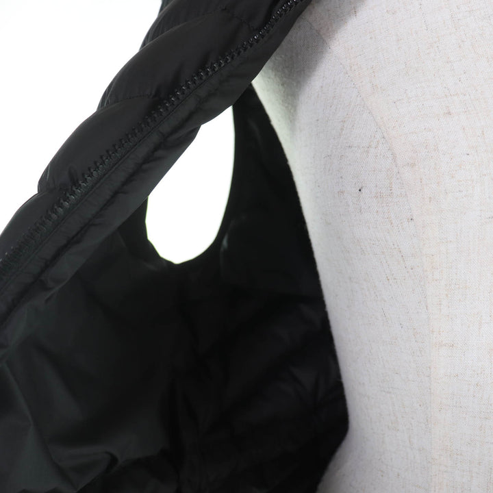Excellent HERMES Down vest CLOU DE SELLE Logo patch black Women 38 3H0156DA