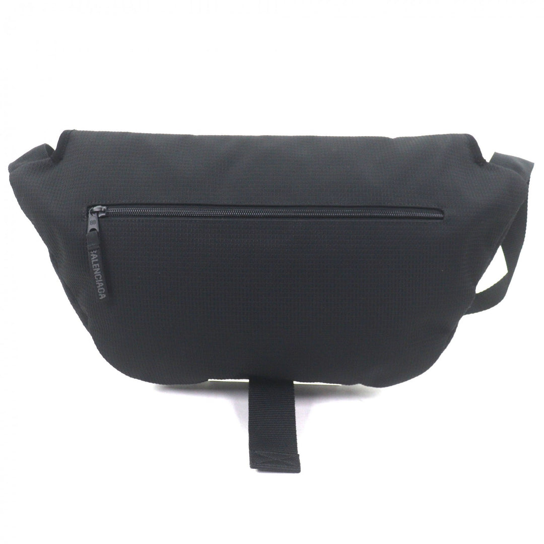 Excellent BALENCIAGA Sling bag UNITY BELTPACK L Large Belt Pack black 792072
