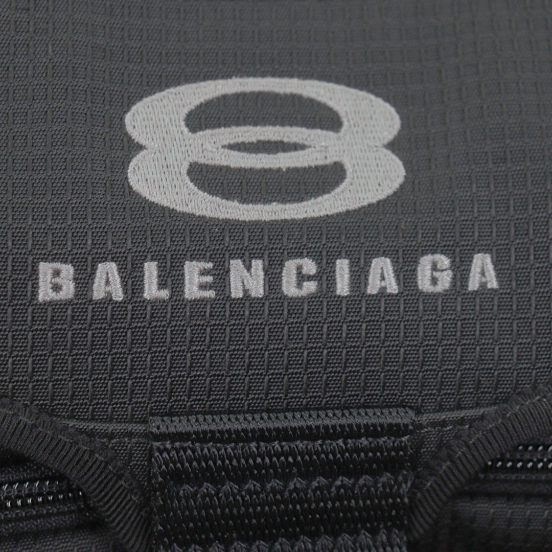 Excellent BALENCIAGA Sling bag UNITY BELTPACK L Large Belt Pack black 792072
