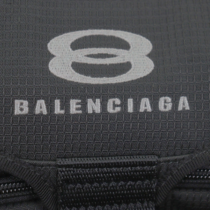 Excellent BALENCIAGA Sling bag UNITY BELTPACK L Large Belt Pack black 792072