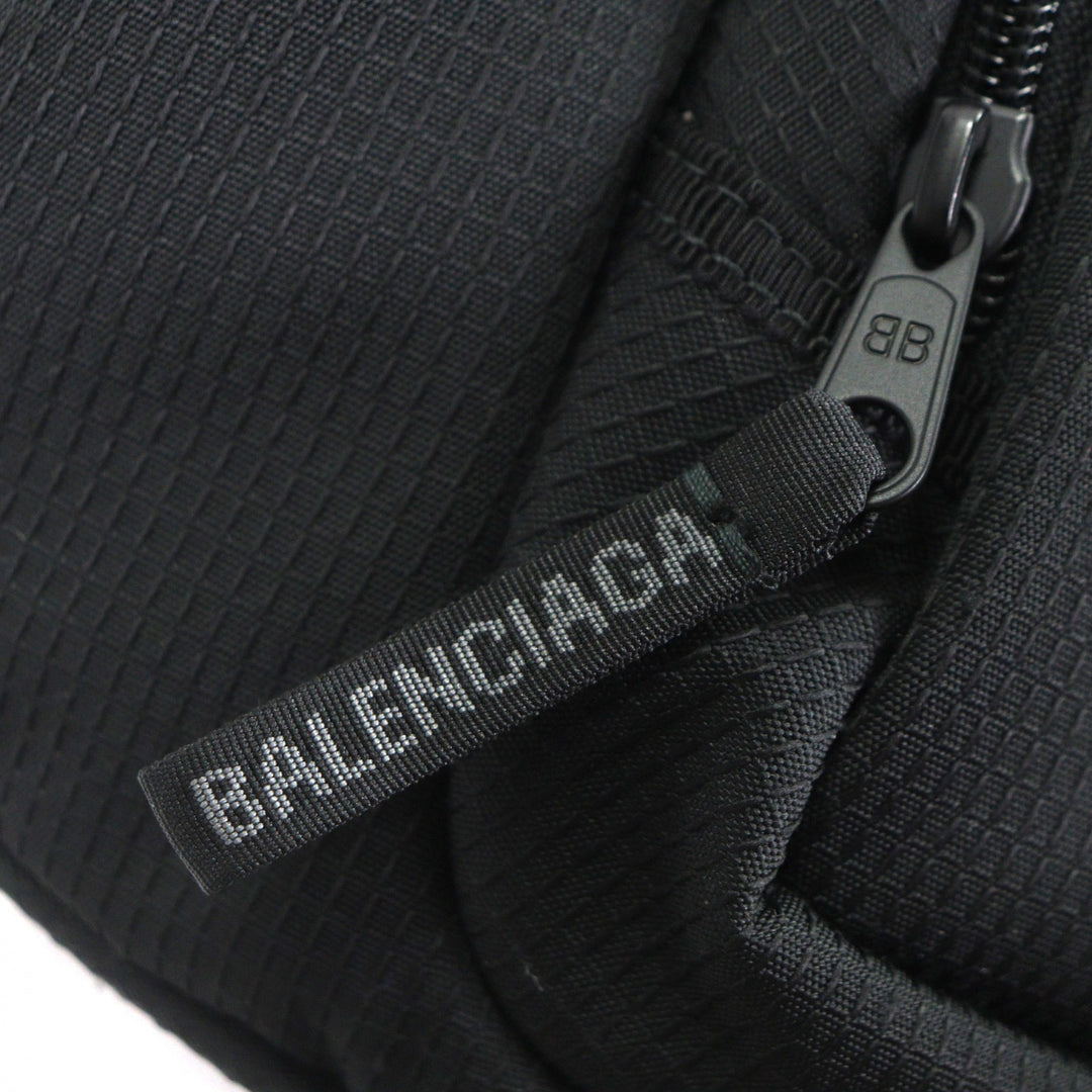 Excellent BALENCIAGA Sling bag UNITY BELTPACK L Large Belt Pack black 792072
