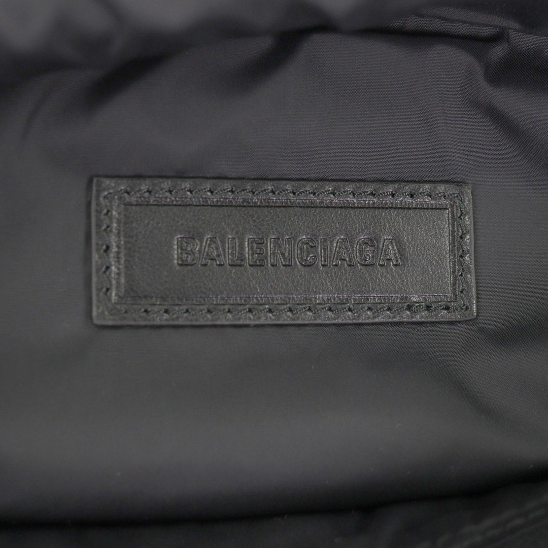 Excellent BALENCIAGA Sling bag UNITY BELTPACK L Large Belt Pack black 792072