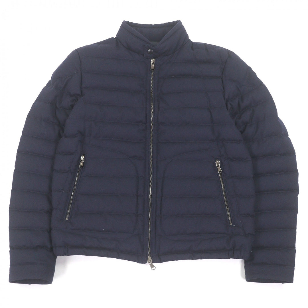 Great MONCLER Down jacket DELABOST GIUBBOTTO Navy wool mens 3