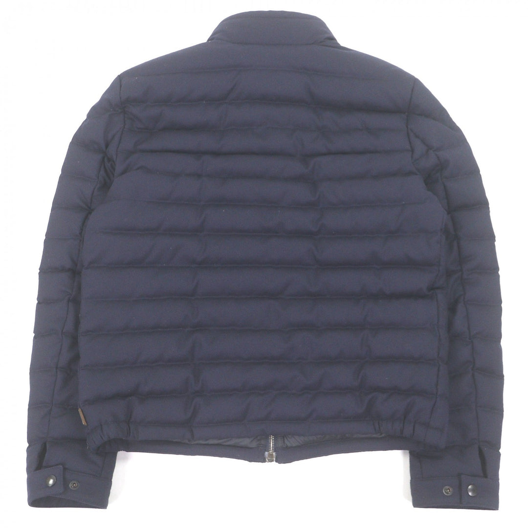 Great MONCLER Down jacket DELABOST GIUBBOTTO Navy wool mens 3