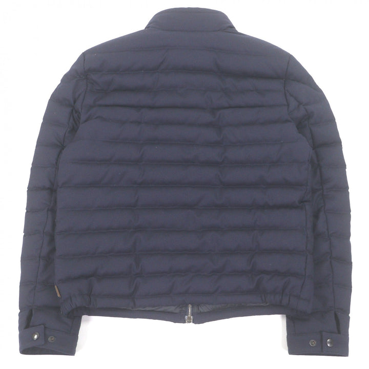 Great MONCLER Down jacket DELABOST GIUBBOTTO Navy wool mens 3