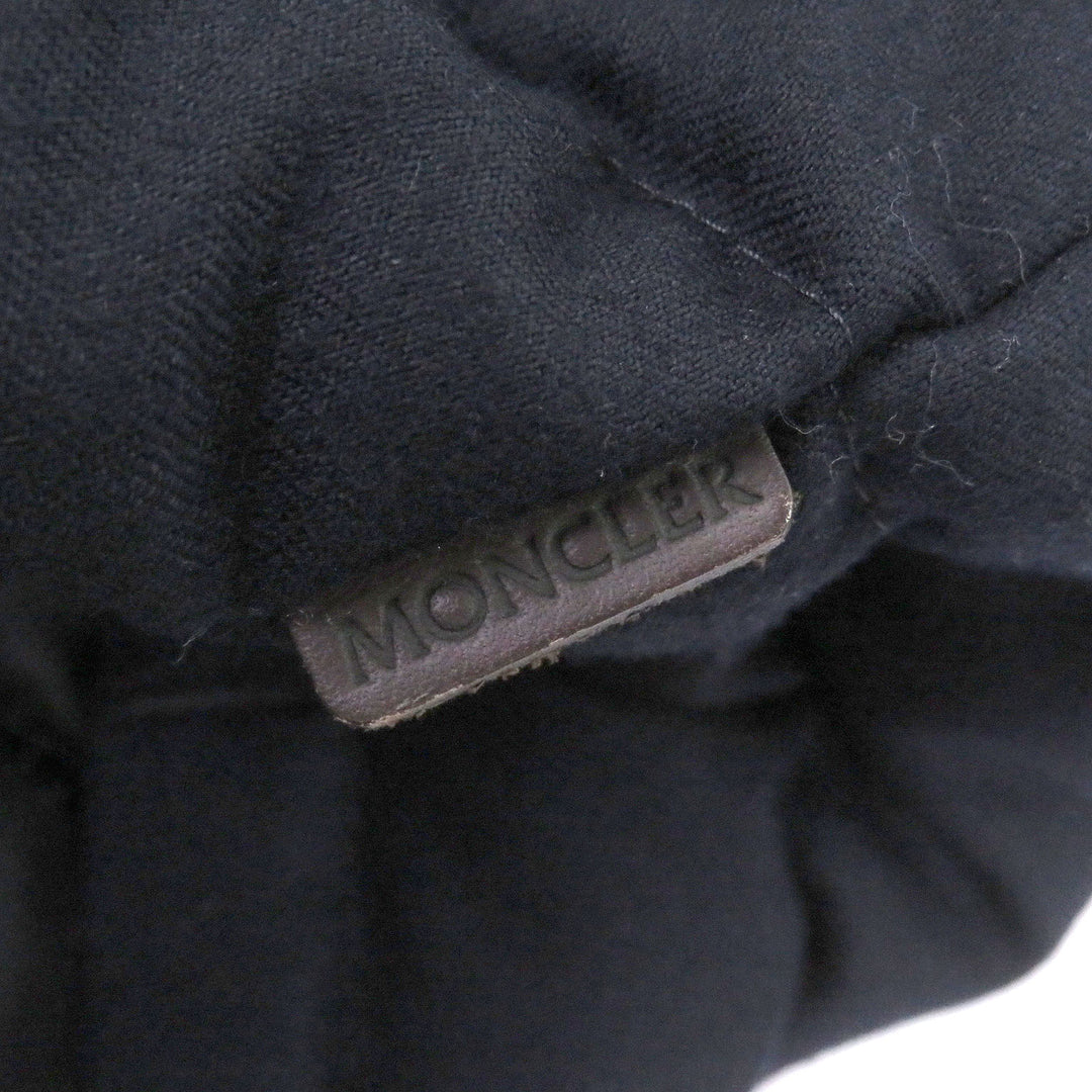 Great MONCLER Down jacket DELABOST GIUBBOTTO Navy wool mens 3