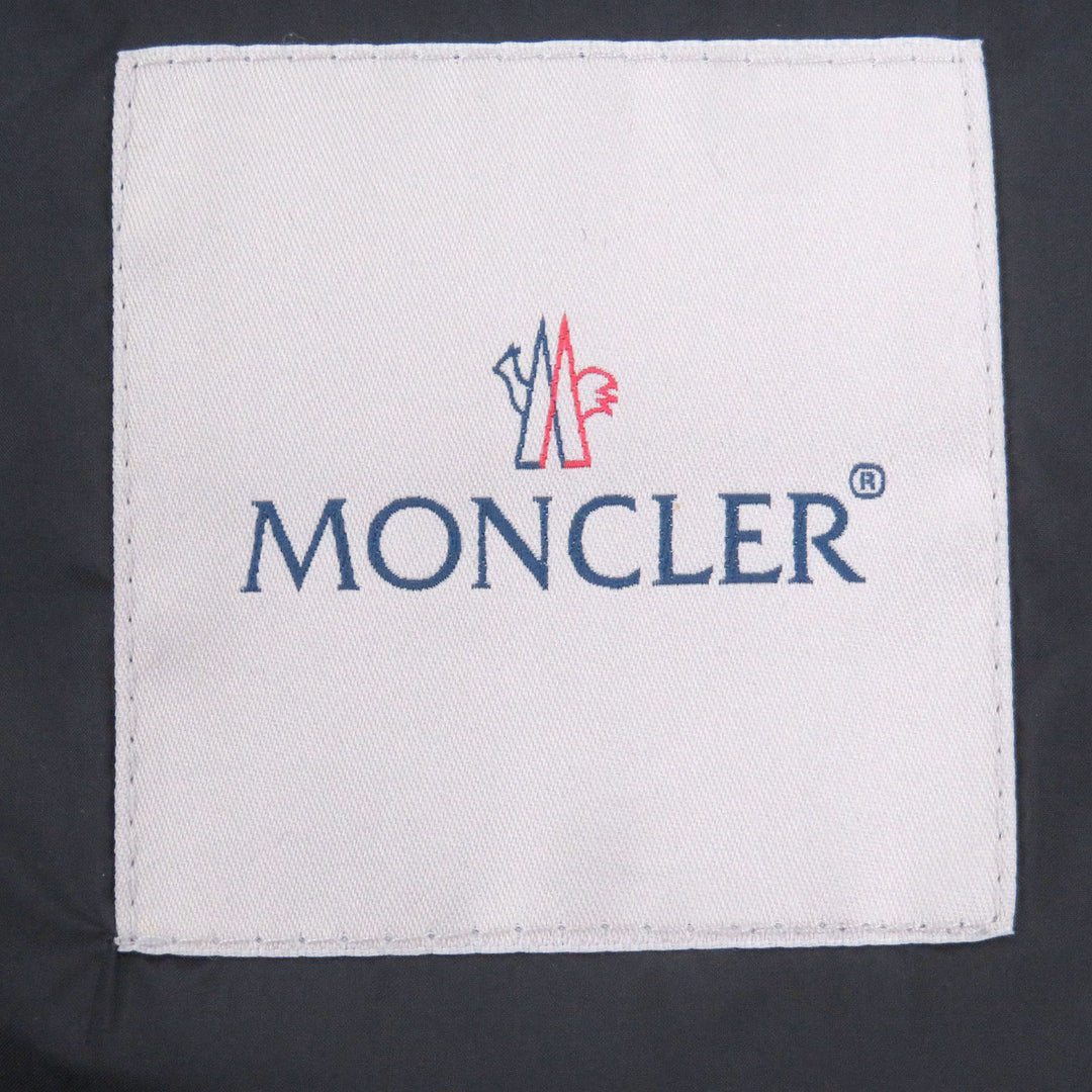 Great MONCLER Down jacket DELABOST GIUBBOTTO Navy wool mens 3