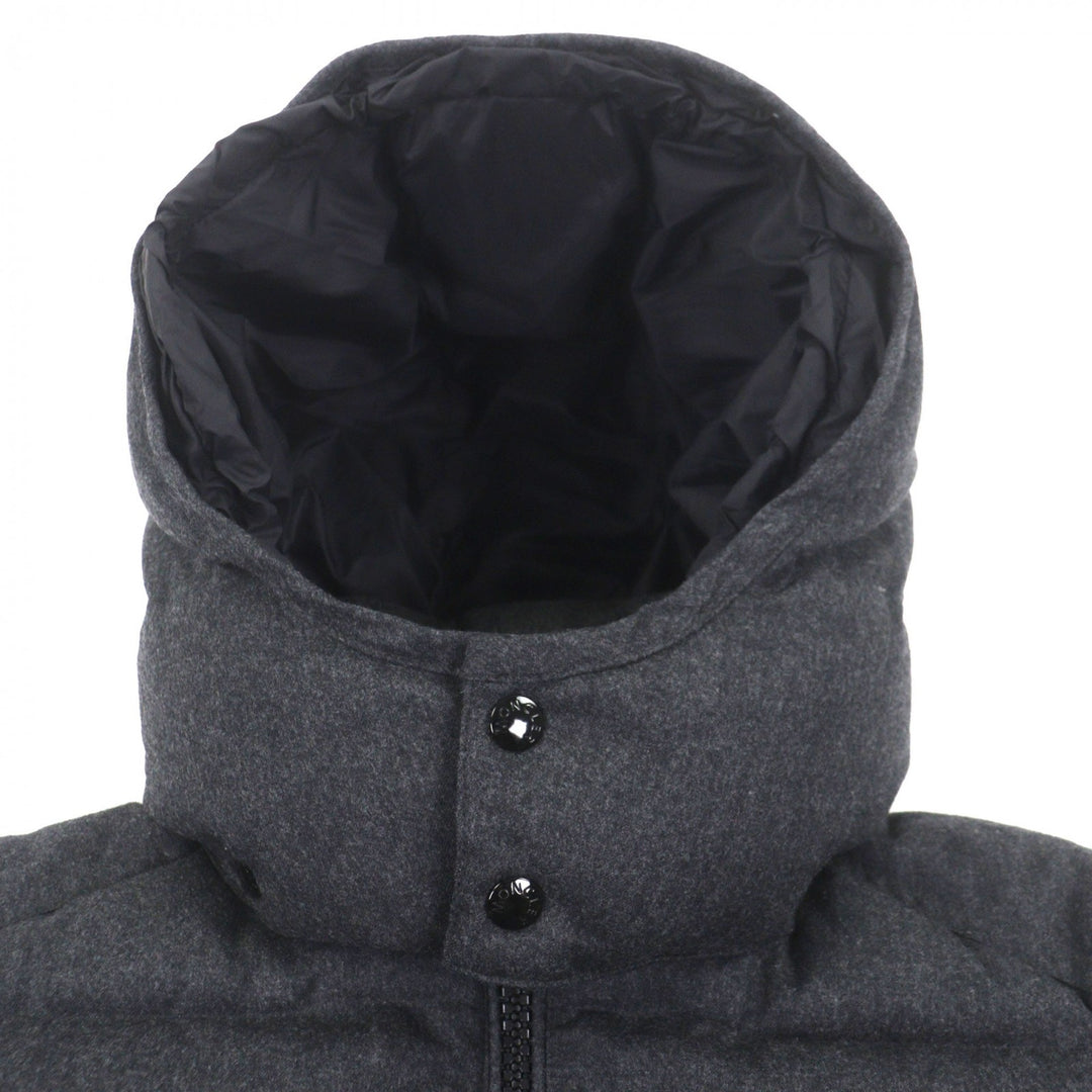 Excellent MONCLER Down jacket MONTGENEVRE Dark gray wool mens 3