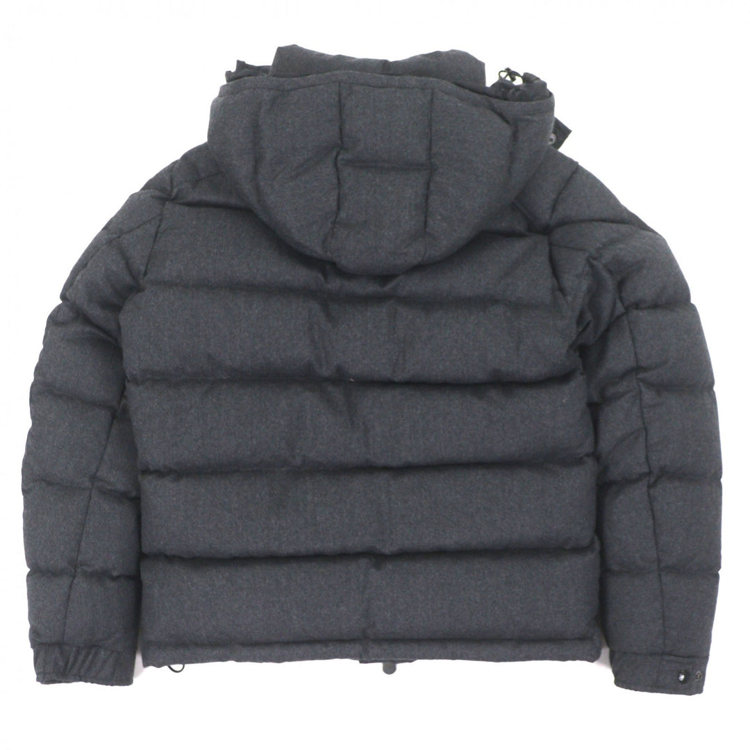 Excellent MONCLER Down jacket MONTGENEVRE Dark gray wool mens 3