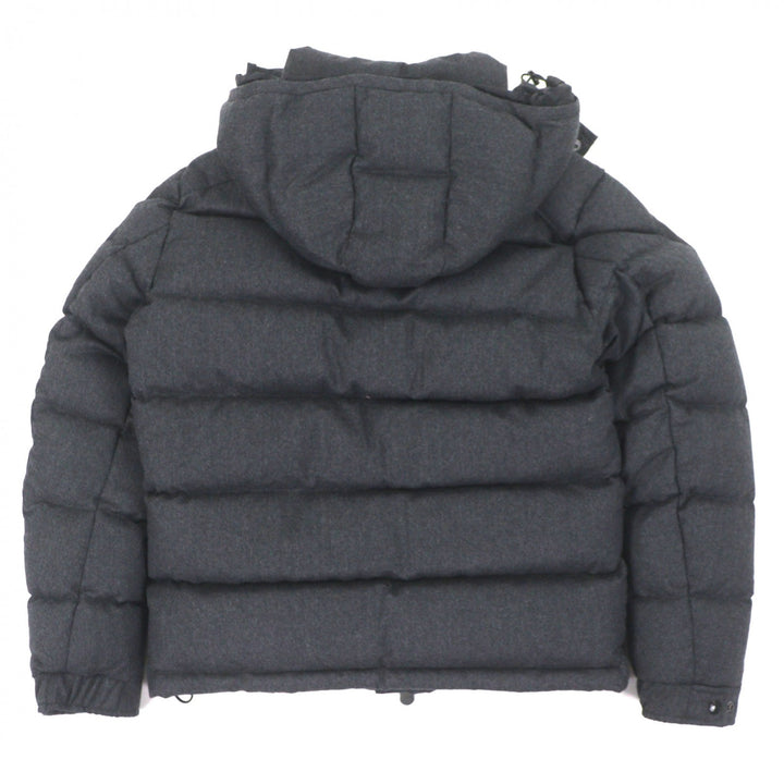 Excellent MONCLER Down jacket MONTGENEVRE Dark gray wool mens 3