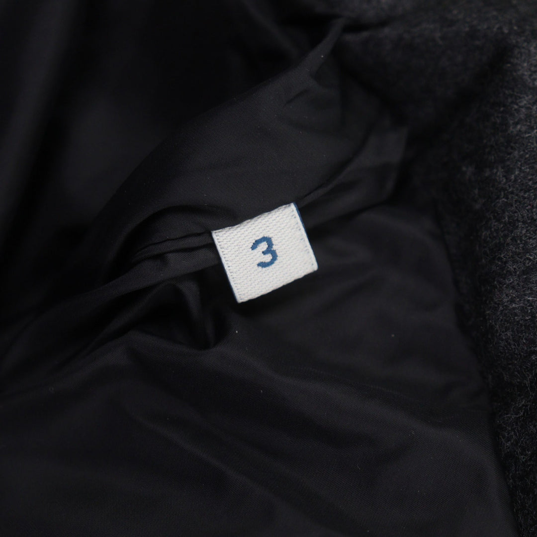 Excellent MONCLER Down jacket MONTGENEVRE Dark gray wool mens 3