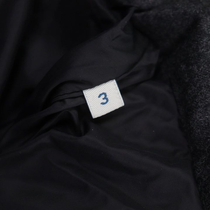 Excellent MONCLER Down jacket MONTGENEVRE Dark gray wool mens 3