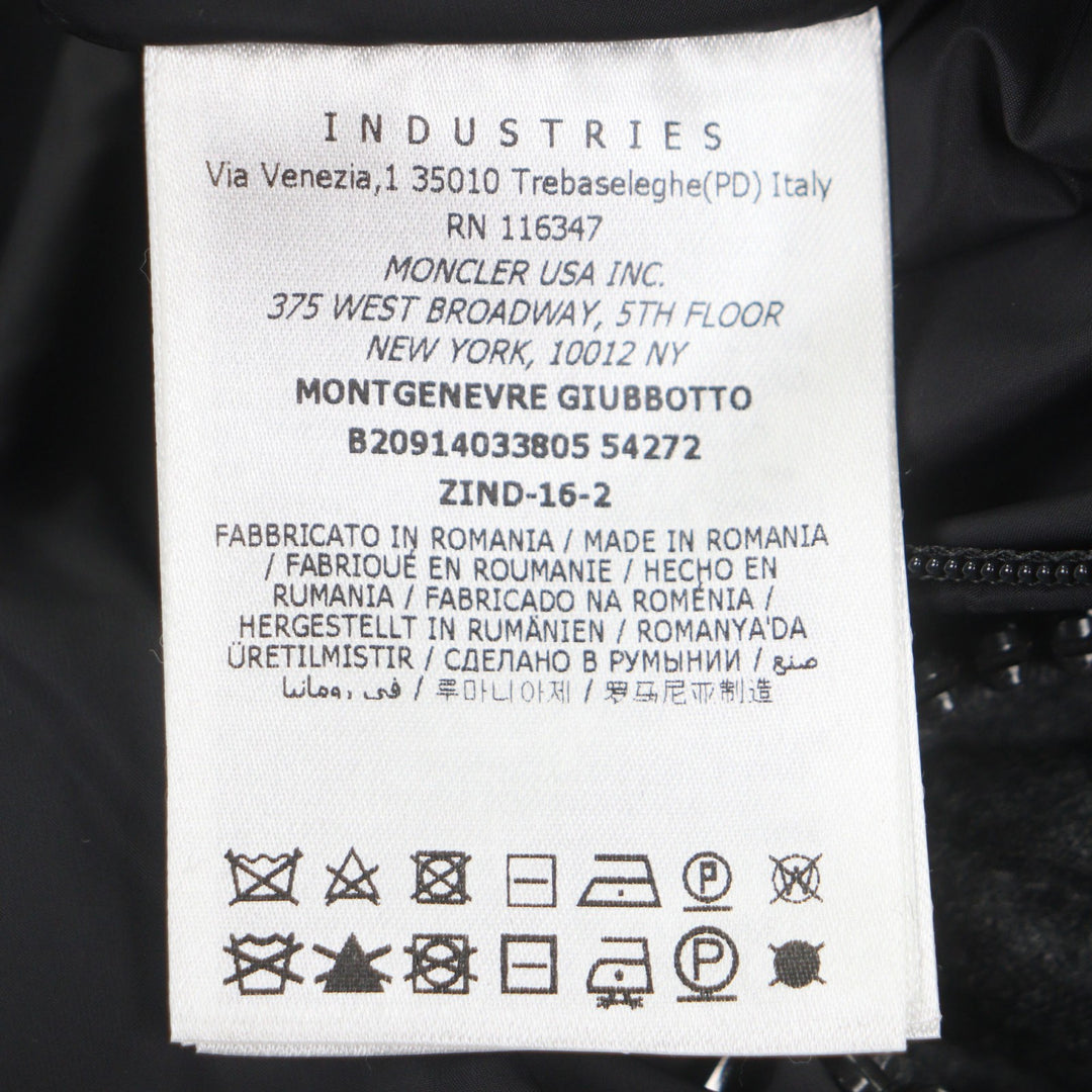 Excellent MONCLER Down jacket MONTGENEVRE Dark gray wool mens 3