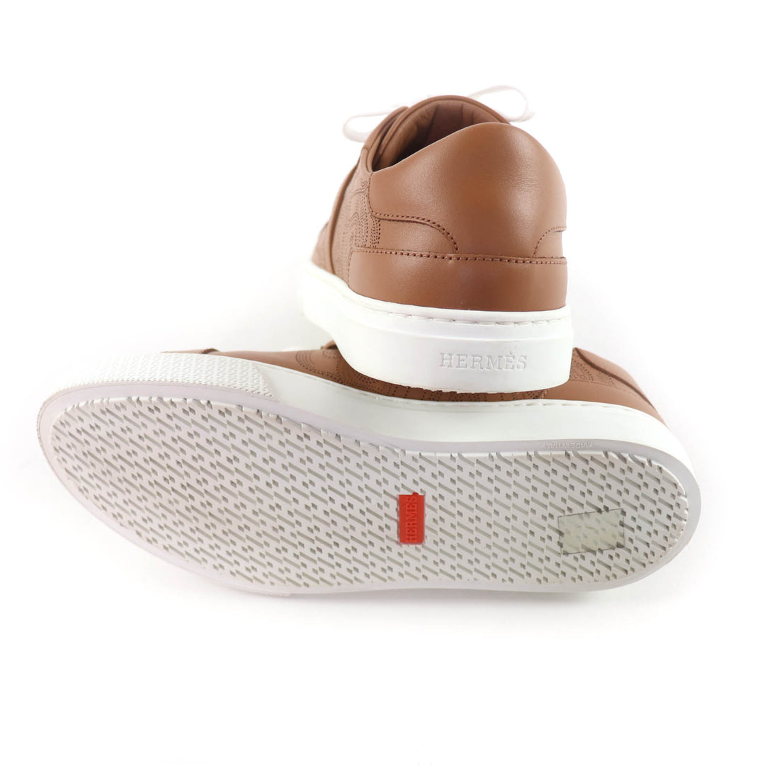 Great HERMES sneakers Day Kelly buckle included Brown leather Women 37.5