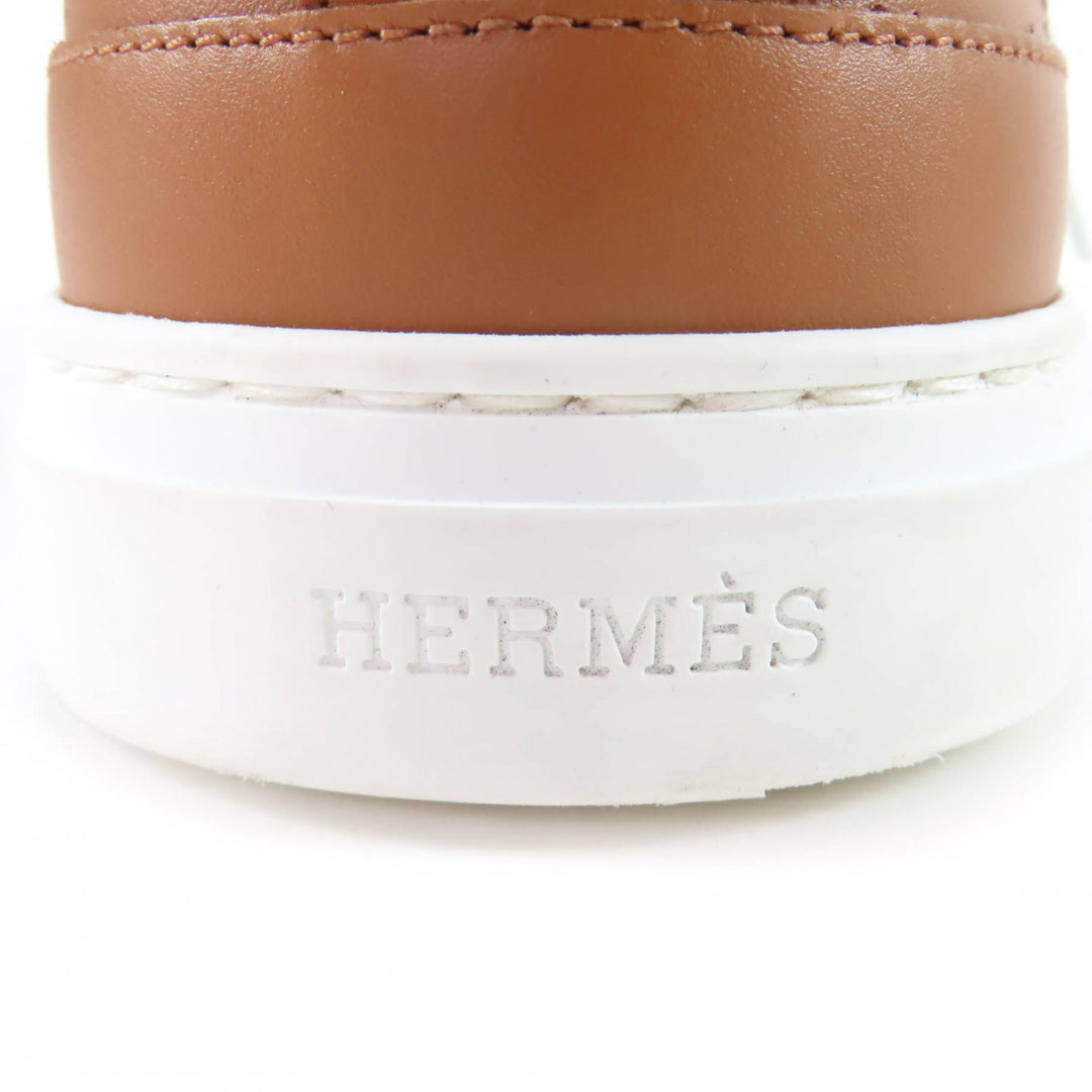 Great HERMES sneakers Day Kelly buckle included Brown leather Women 37.5