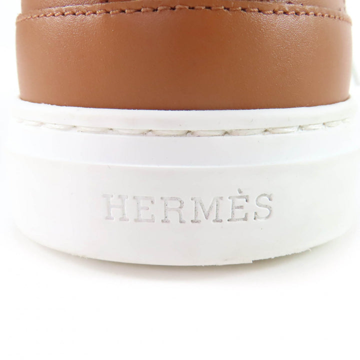 Great HERMES sneakers Day Kelly buckle included Brown leather Women 37.5