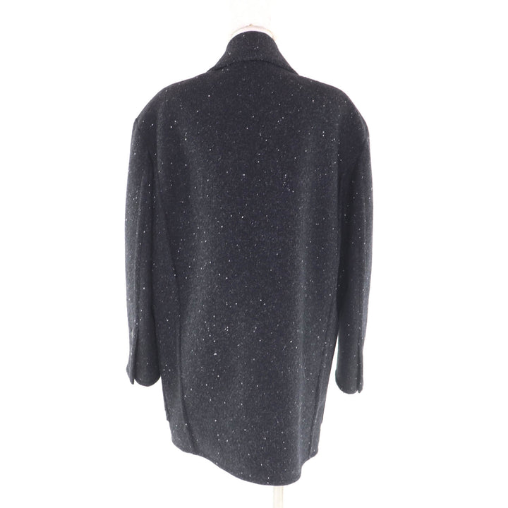 Excellent CHANEL coat black cotton Women 36 P71167