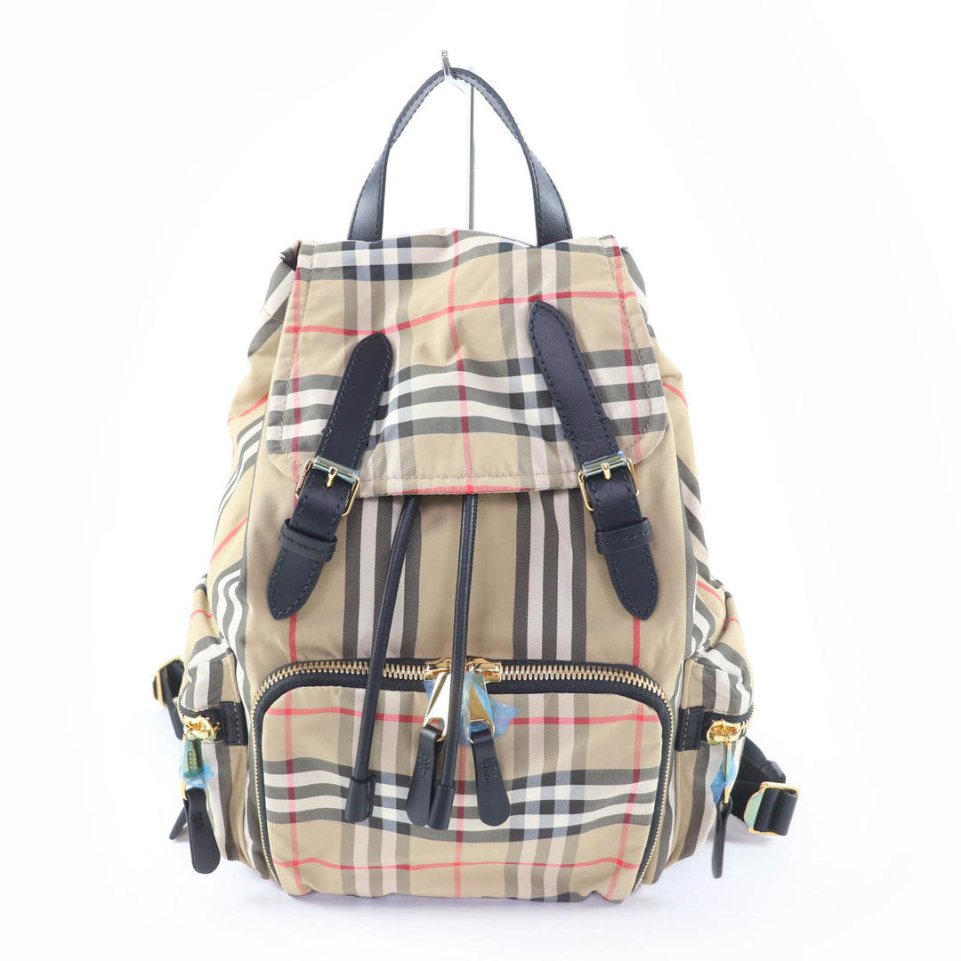 Pristine BURBERRY Backpack Â· Daypack Nova Check Pattern beige polyamide 8032709