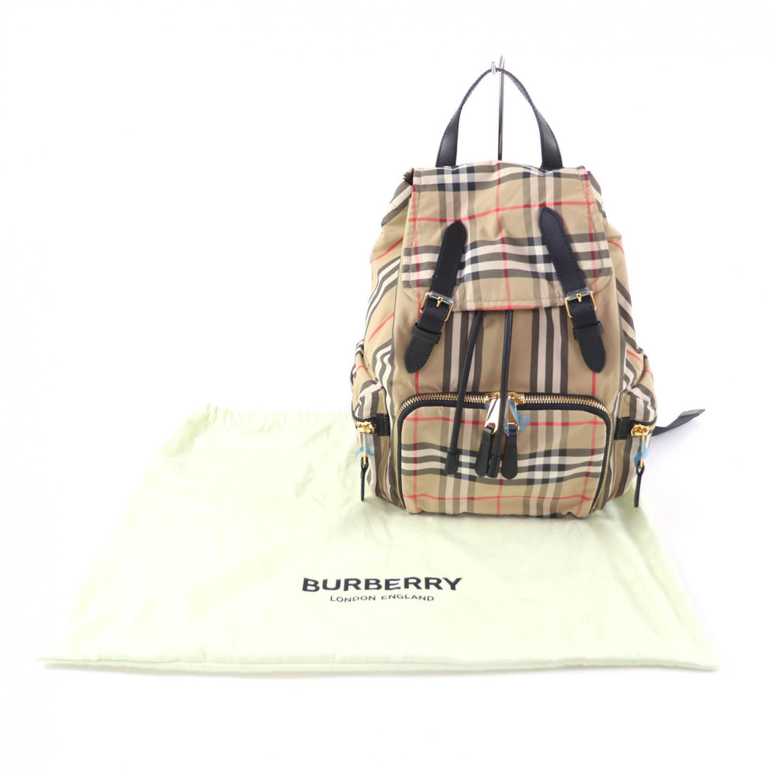 Pristine BURBERRY Backpack Â· Daypack Nova Check Pattern beige polyamide 8032709