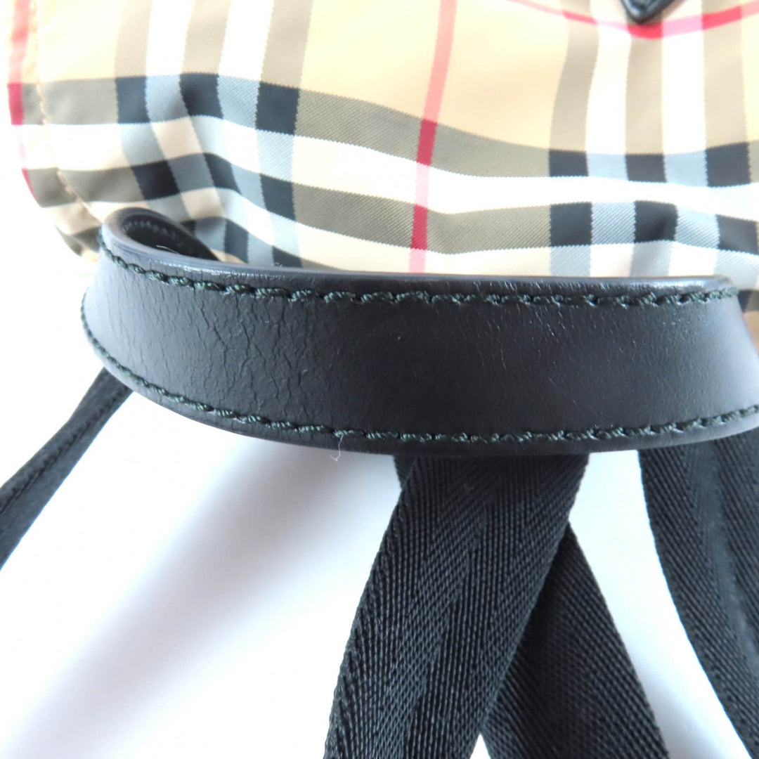 Pristine BURBERRY Backpack Â· Daypack Nova Check Pattern beige polyamide 8032709
