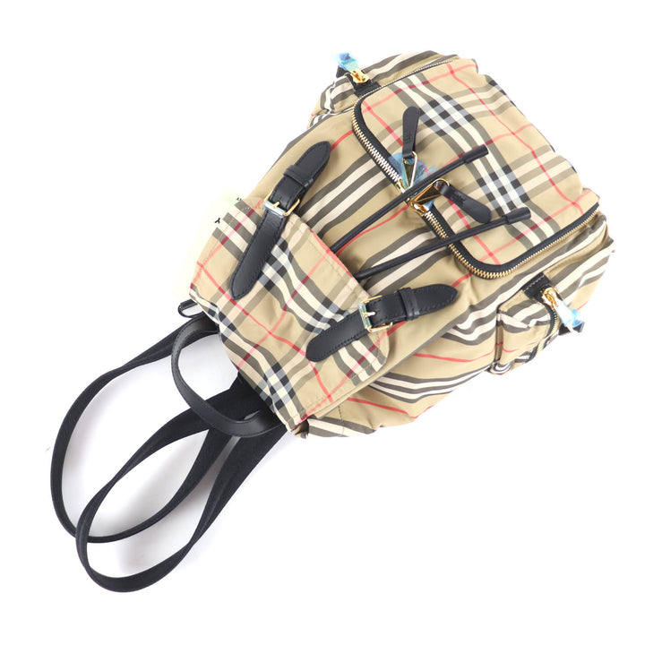 Pristine BURBERRY Backpack Â· Daypack Nova Check Pattern beige polyamide 8032709