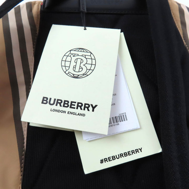 Pristine BURBERRY Backpack Â· Daypack Nova Check Pattern beige polyamide 8032709