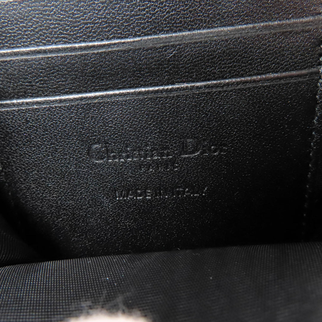 Excellent Christian Dior Lady Dior Call'in Dior phone holder Cannage Lambskin