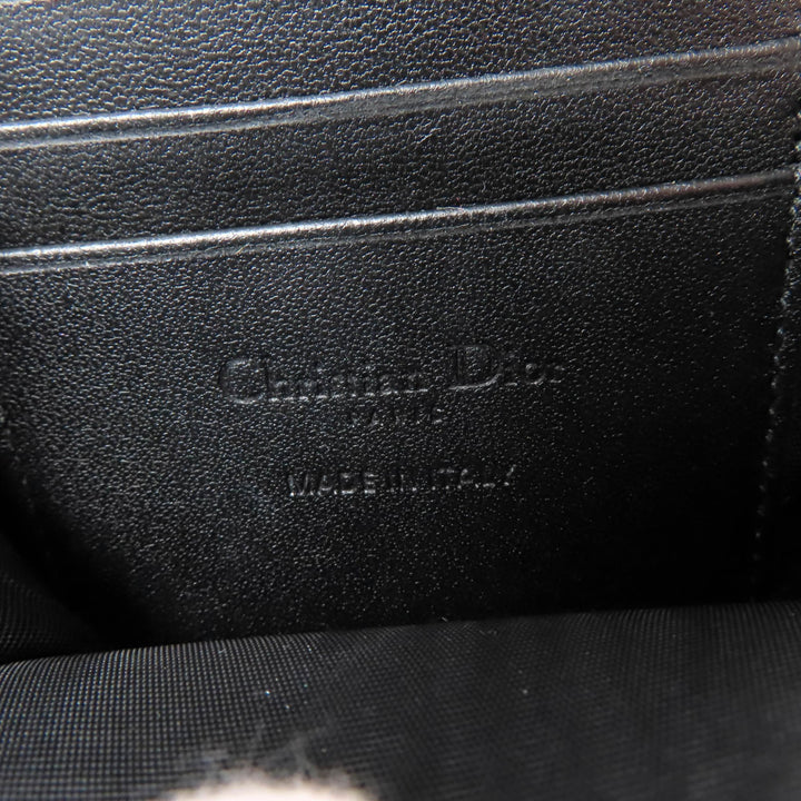 Excellent Christian Dior Lady Dior Call'in Dior phone holder Cannage Lambskin