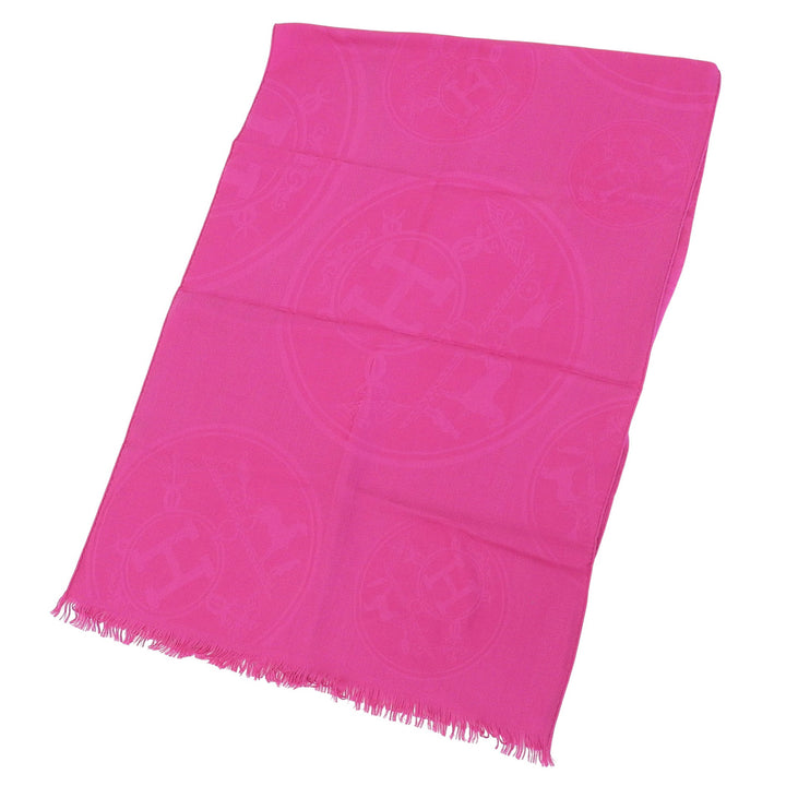 Pristine HERMES Stall Etoile New Libris pink cashmere Women