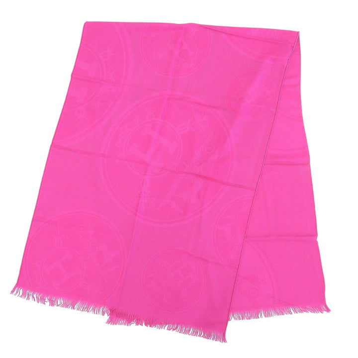 Pristine HERMES Stall Etoile New Libris pink cashmere Women