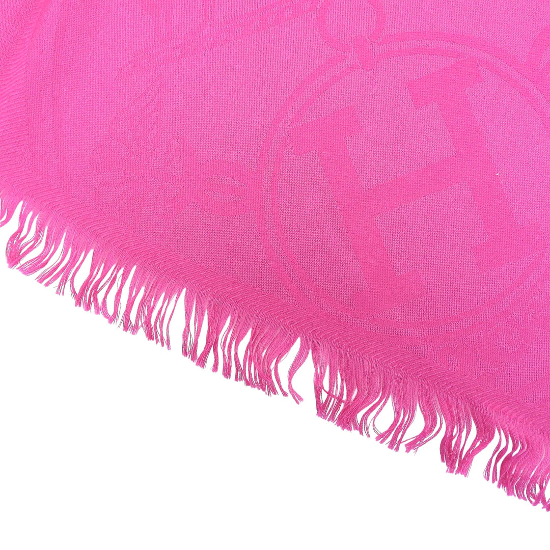 Pristine HERMES Stall Etoile New Libris pink cashmere Women