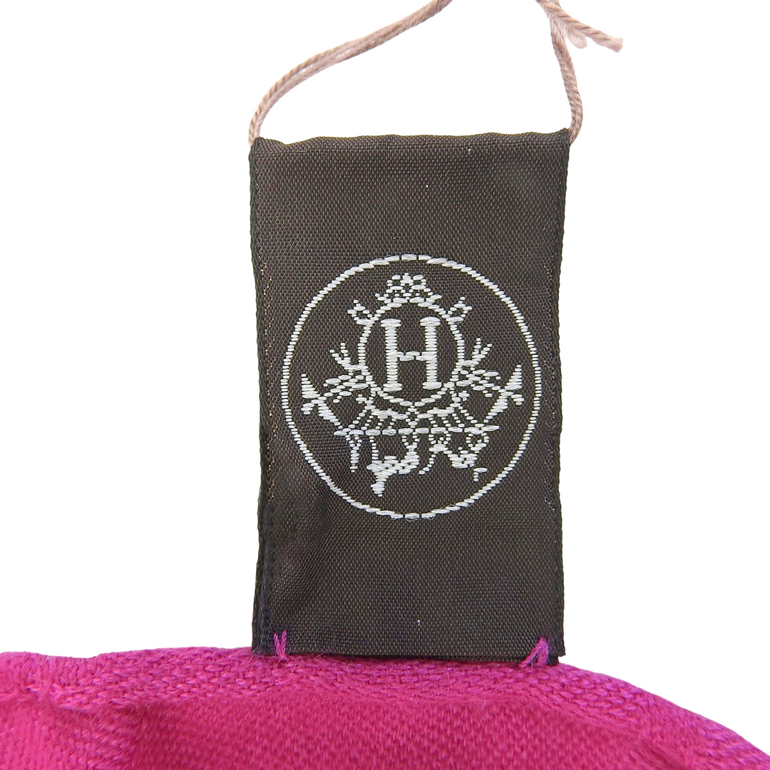 Pristine HERMES Stall Etoile New Libris pink cashmere Women
