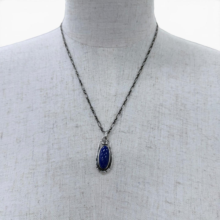 Excellent Georg Jensen Necklace Heritage Collection 2009 ear pendant Silver 925