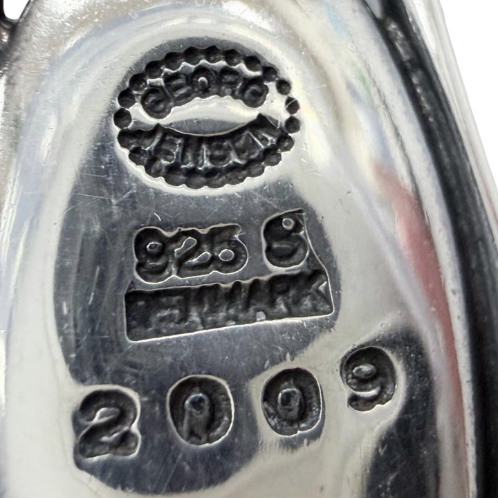 Excellent Georg Jensen Necklace Heritage Collection 2009 ear pendant Silver 925