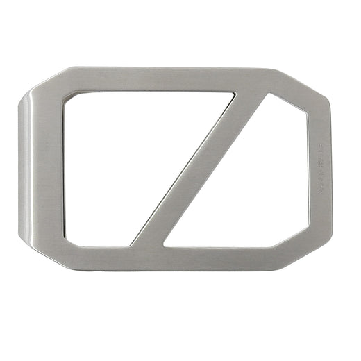 Excellent HERMES Money clip DELTA Delta ChÃ©ne Dunkel Silver mens