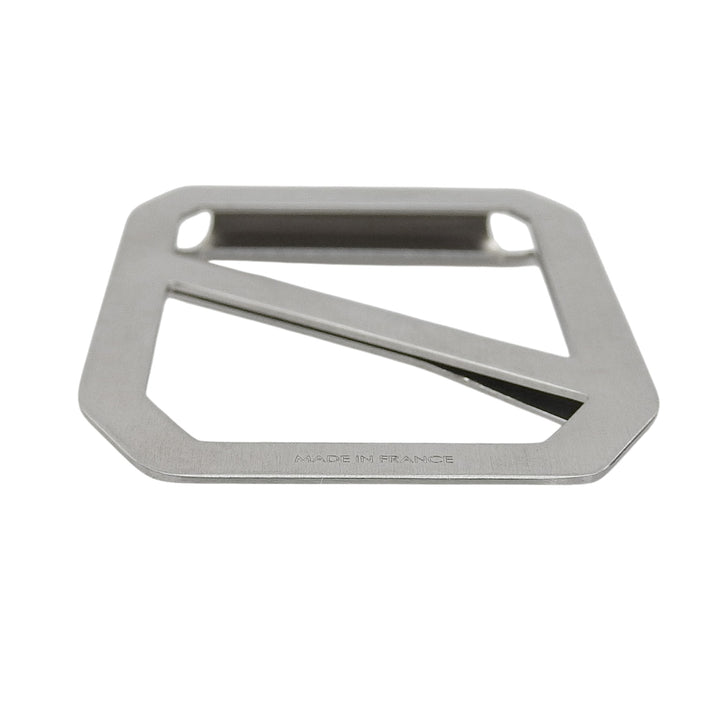 Excellent HERMES Money clip DELTA Delta ChÃ©ne Dunkel Silver mens