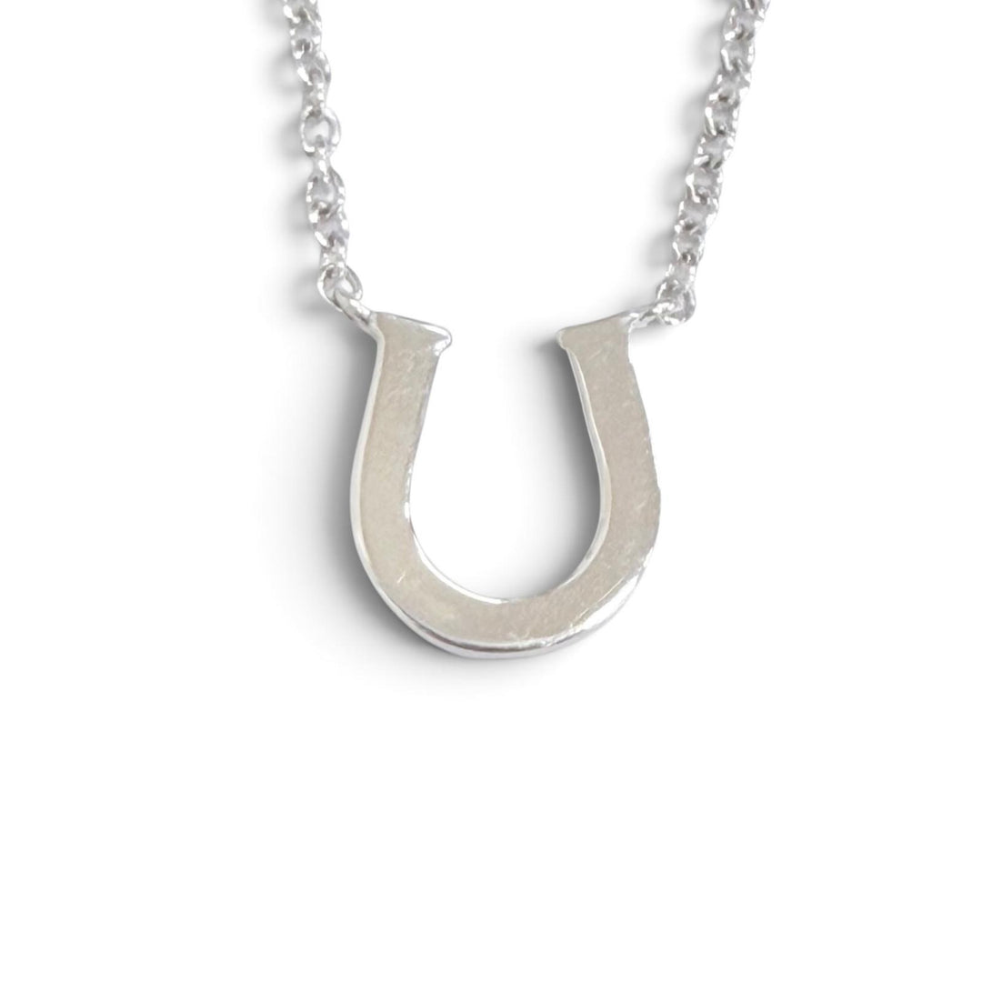 Great TIFFANY&Co. Metro Horseshoe Diamond Necklace, 750 (WG) White gold