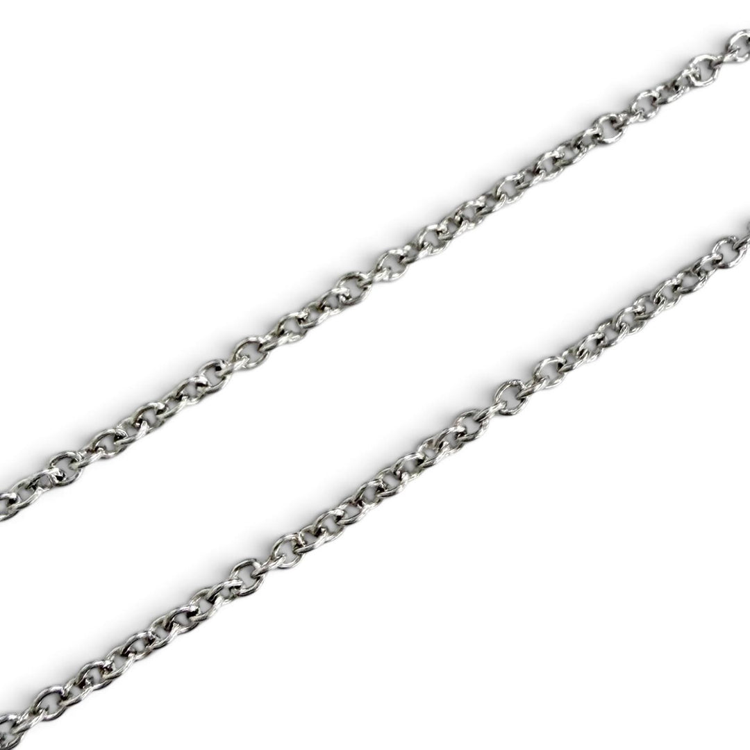 Great TIFFANY&Co. Metro Horseshoe Diamond Necklace, 750 (WG) White gold