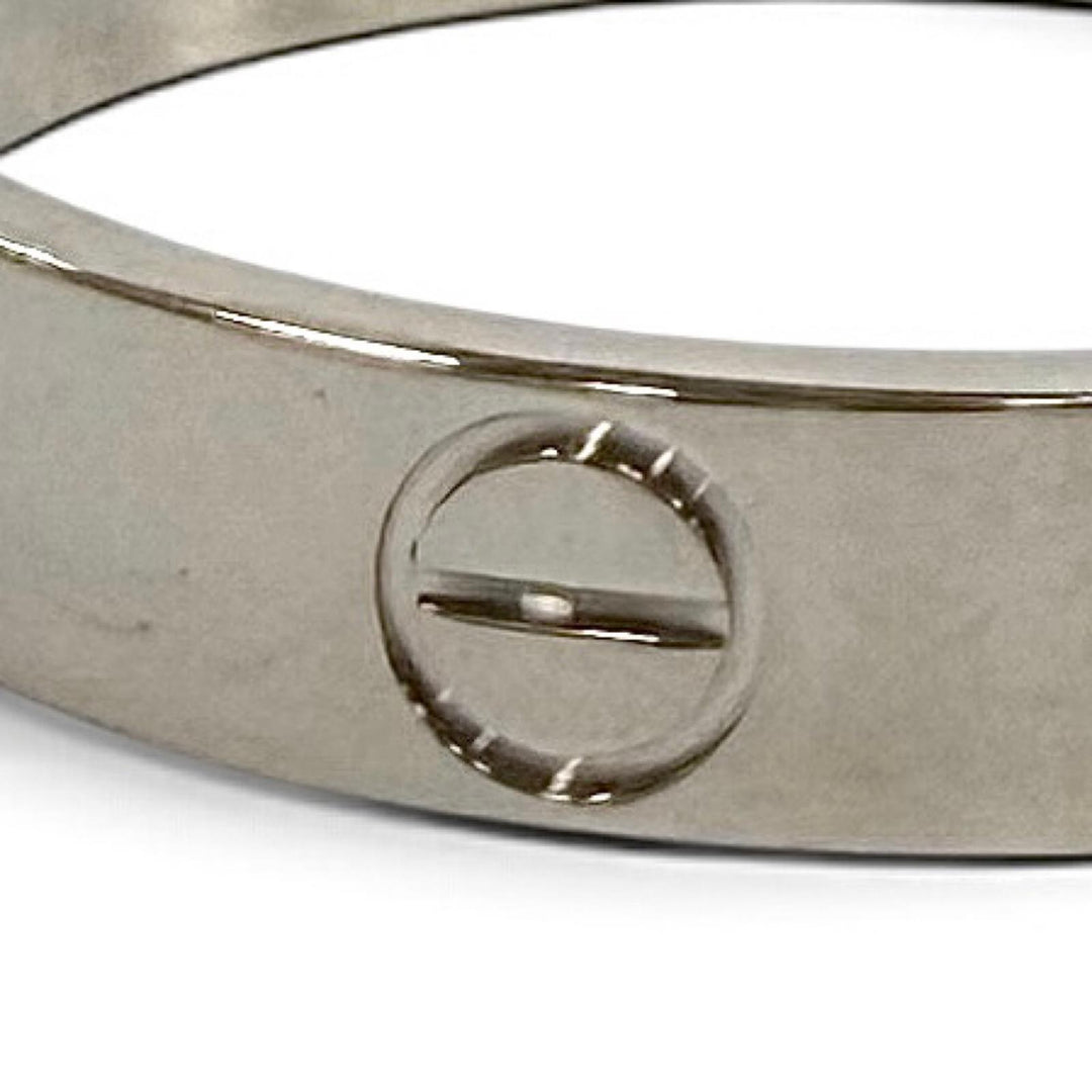Excellent Cartier Ring ring LOVE Ring Mini White gold 750 Women 56