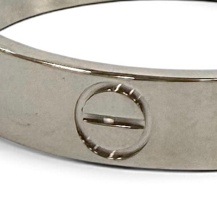 Excellent Cartier Ring ring LOVE Ring Mini White gold 750 Women 56