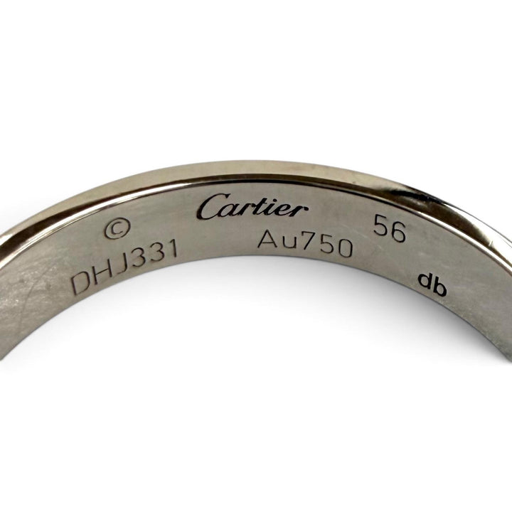 Excellent Cartier Ring ring LOVE Ring Mini White gold 750 Women 56
