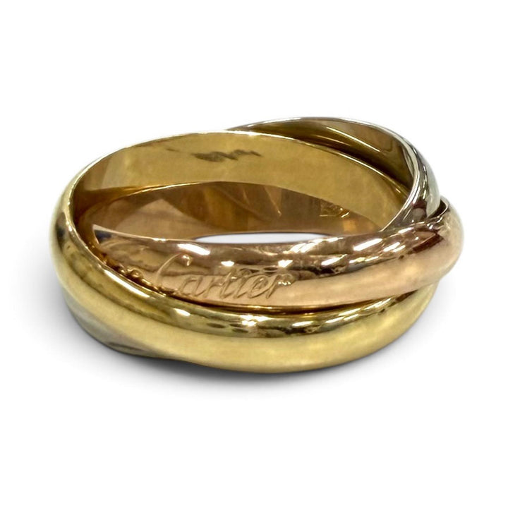 Excellent Cartier Ring ring Trinity classic ring Yellow Gold 750(YG PG WG) 56