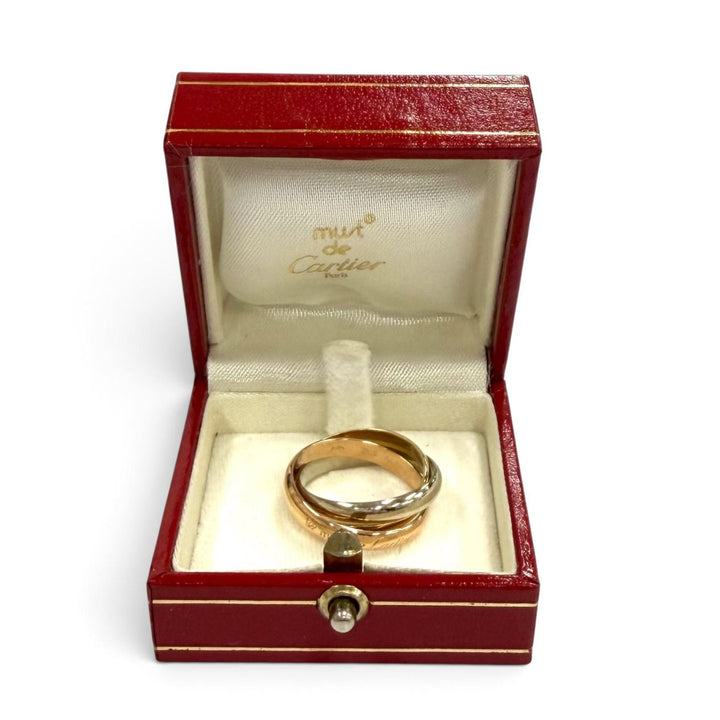 Excellent Cartier Ring ring Trinity classic ring Yellow Gold 750(YG PG WG) 56