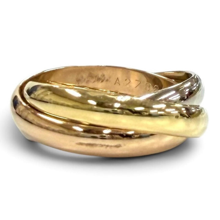 Excellent Cartier Ring ring Trinity classic ring Yellow Gold 750(YG PG WG) 56