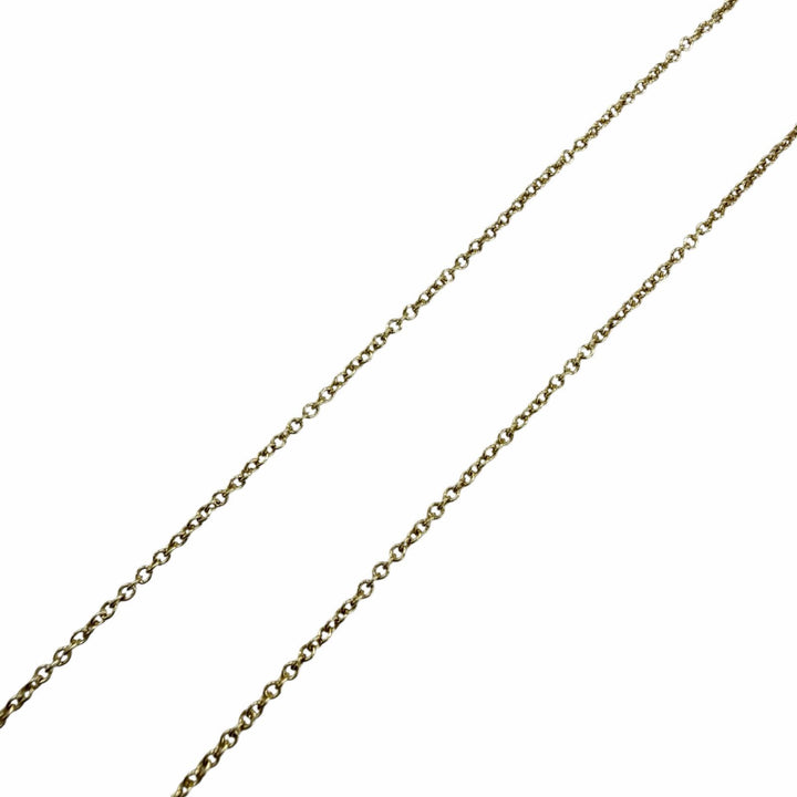 Great TIFFANY&Co. Diamond by the Yard Single Diamond Pendant Yellow Gold