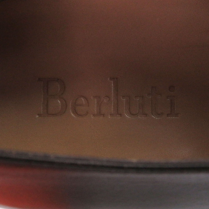Great Berluti Dress shoes Perforated design single monk strap Brown