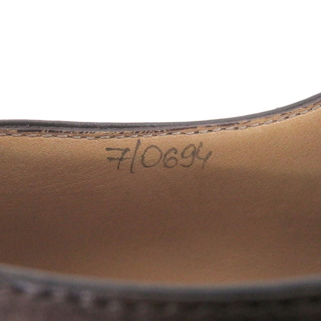 Great Berluti Dress shoes Perforated design single monk strap Brown